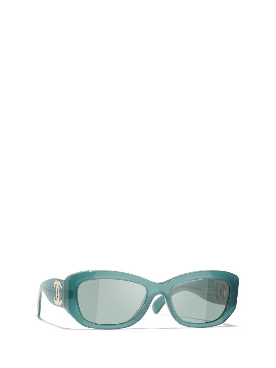 26FW 샤넬 선글라스 CH5493 1821 2 EXCLUSIVE MILKY GREEN - CHANEL