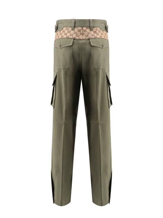 25FW 구찌 코튼 카고 트라우저 751436 ZANW63550 GREEN - GUCCI