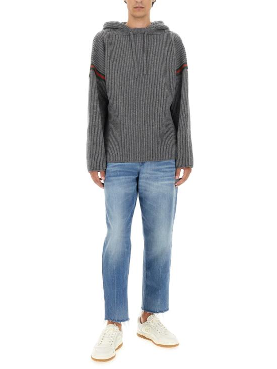26FW 구찌 울 캐시미어 점퍼 758112 XKDH31160 GREY - GUCCI