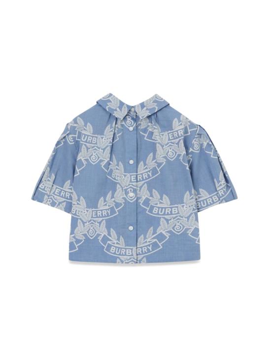  [키즈] 버버리 폴로 셔츠 8071082K A1141 AZURE - BURBERRY