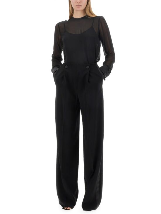  막스마라 스트레이트 팬츠 2311360337600 394003 BLACK - MAX MARA