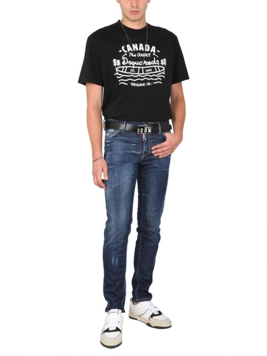  디스퀘어드2 반팔 티셔츠 S74GD1185 S22427900 BLACK - DSQUARED2