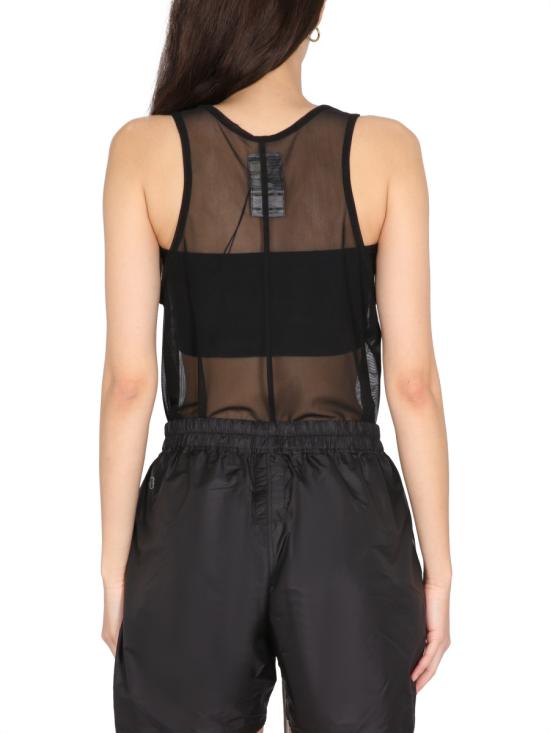 25FW 릭오웬스 x 챔피온 탑 CW02C9234 CHMNET09 BLACK - RICK OWENS X CHAMPIONS