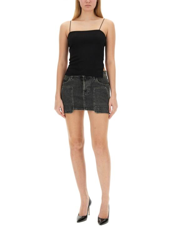  헬무트랭 데님 스커트 N07DW301 AC9 CHARCOAL - HELMUT LANG