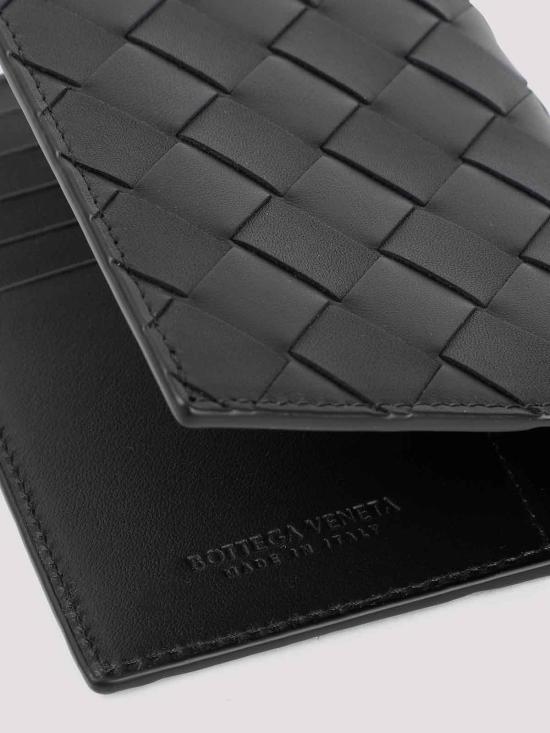  보테가베네타 인트레치아토 패스포트 케이스 749441VCPQ48803 Black - BOTTEGA VENETA
