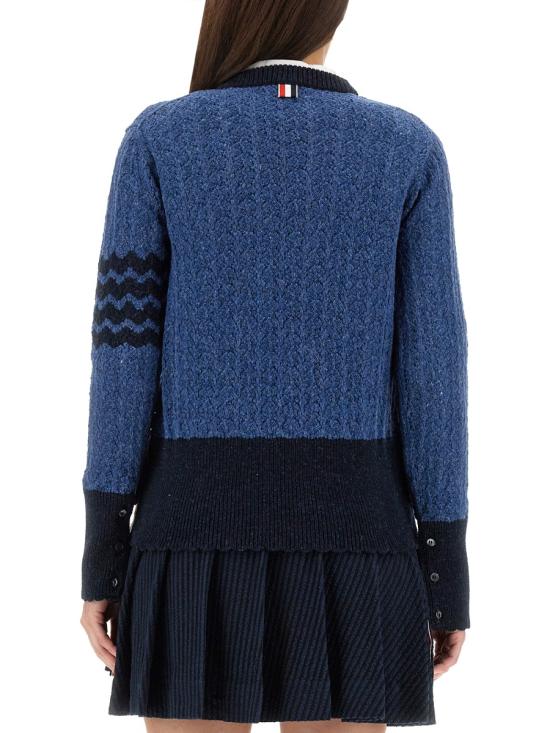  톰브라운 스웨터 FKA480A Y1026435 BLUE - THOM BROWNE