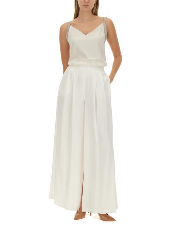  파비아나 필리피 민소매 티셔츠 TPD223F607 D60025 WHITE - FABIANA FILIPPI