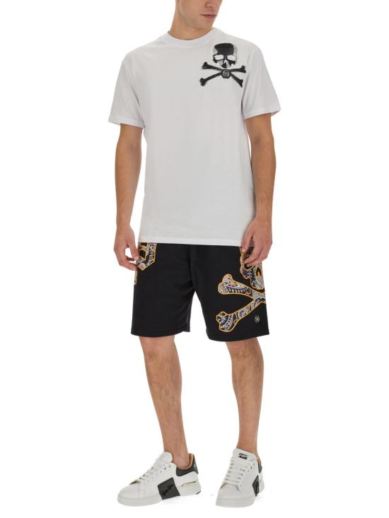 필립 플레인 반팔 티셔츠 MTK6187 PJY002N01 WHITE - PHILIPP PLEIN