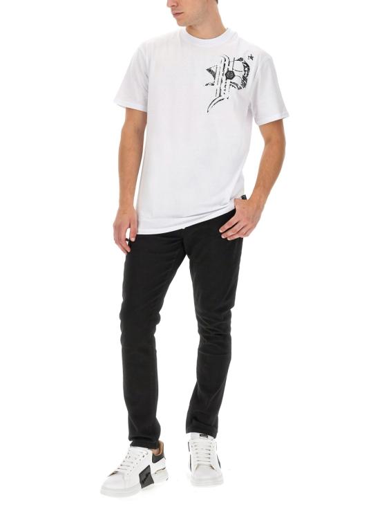  필립 플레인 반팔 티셔츠 MTK6398 PJY002N01 WHITE - PHILIPP PLEIN