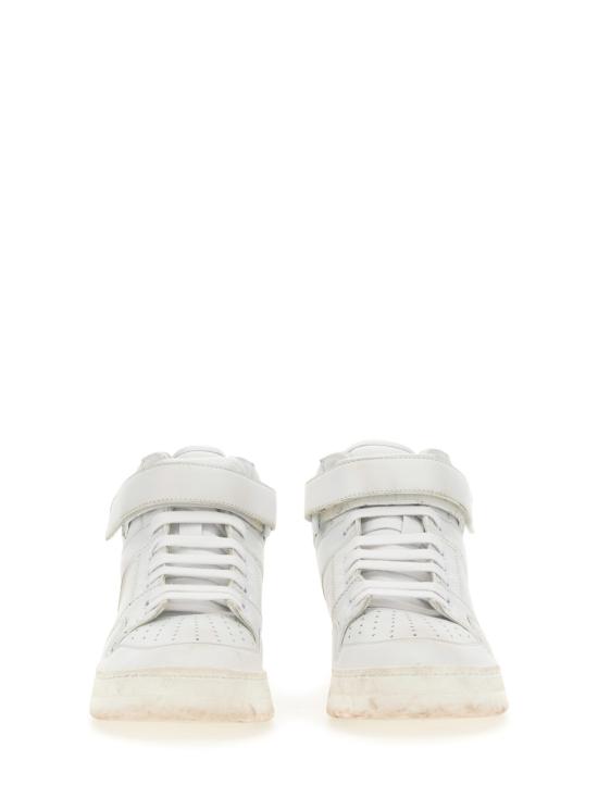 26FW 생로랑 뮬/슬리퍼 7573180 0N009030 WHITE - SAINT LAURENT