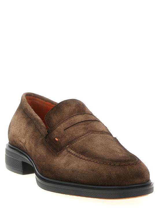 25FW 산토니 로퍼 MGEO18964NEAXGEXS50S50 Brown - SANTONI