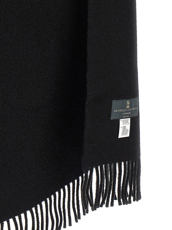 25FW 브루넬로 쿠치넬리 머플러/스카프 MSCDAGW83C101 Black - BRUNELLO CUCINELLI