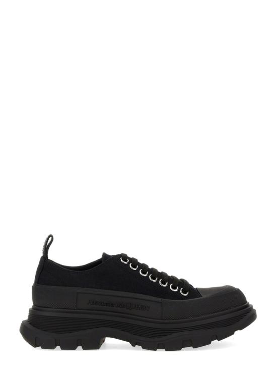 26FW 알렉산더 맥퀸 트레드 슬릭 레이스업 슈즈 697072 W4MV21000 BLACK