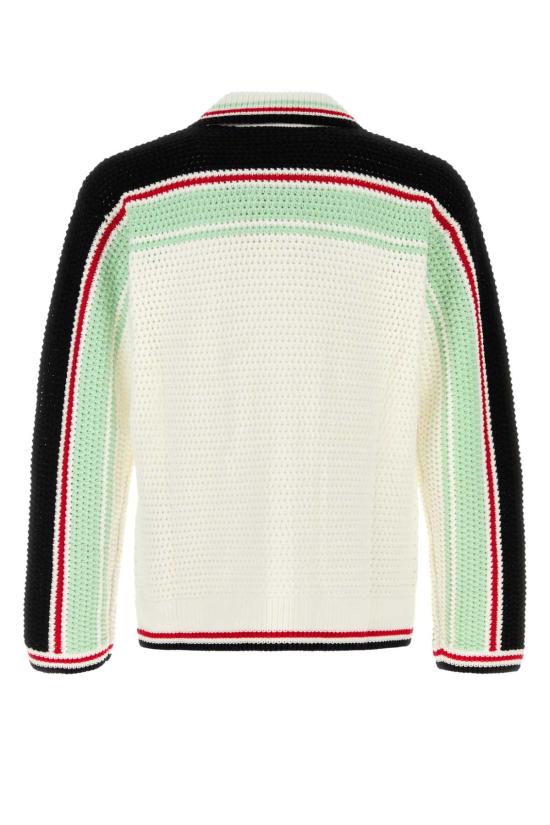 25FW 카사블랑카 반팔 티셔츠 MPF25KW99801 BLACKMULTI White - CASABLANCA