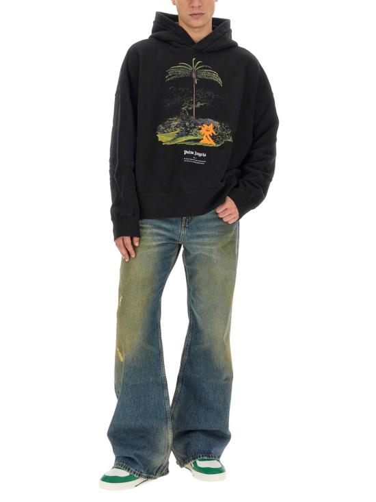  팜앤젤스 긴팔 티셔츠 PMBB138 E23FLE0011020 BLACK - PALM ANGELS