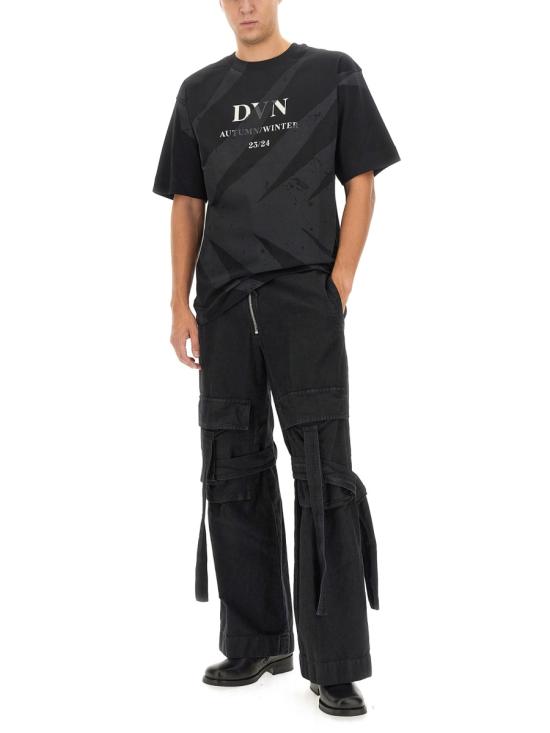  드리스 반 노튼 반팔 티셔츠 021112 7602900 BLACK - DRIES VAN NOTEN