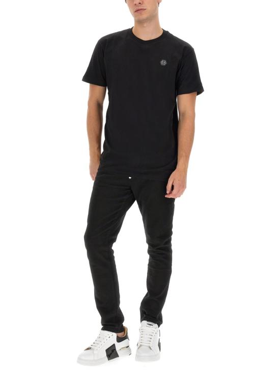 필립 플레인 반팔 티셔츠 MTK6447 PJY002N02 BLACK - PHILIPP PLEIN