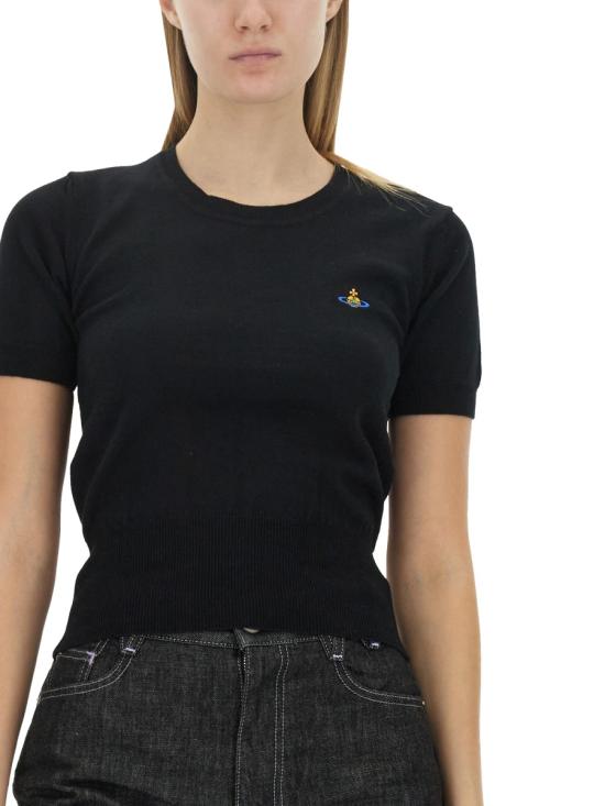 25FW 비비안웨스트우드 Bea 베아 니트 탑 1803002Q Y0010N401 BLACK - VIVIENNE WESTWOOD