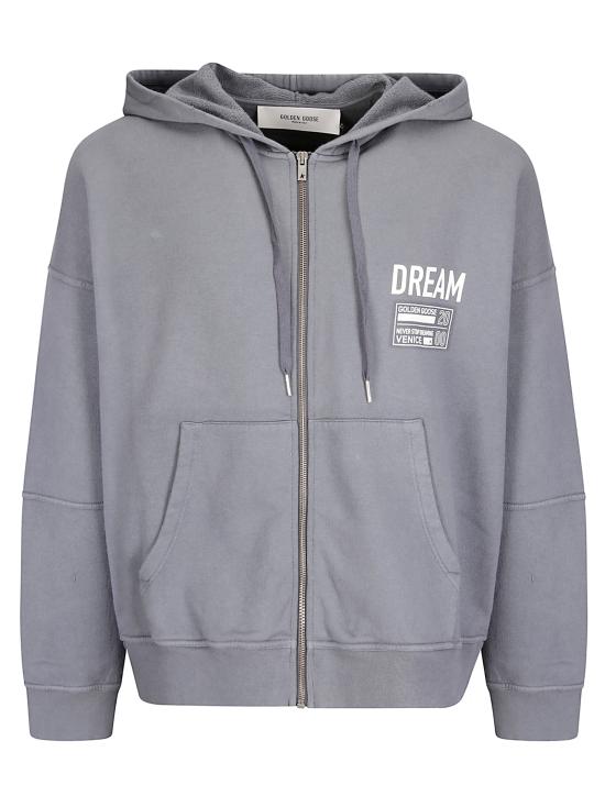 25FW 골든구스 긴팔 티셔츠 GUP02334P002143 60617 MIX ANTHRACITE