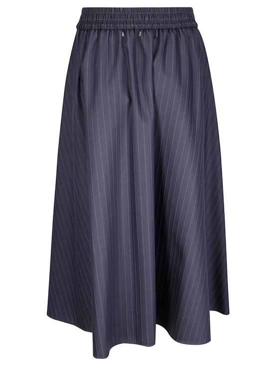 25FW 골든구스 롱 스커트 GWP02343P002098 50629 DARK NAVY - GOLDEN GOOSE