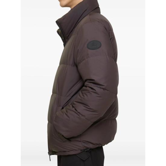 25FW 버버리 리버시블 체크 스노든 푸퍼 자켓 8115565 SNOWDON B2412 BROWN GREY