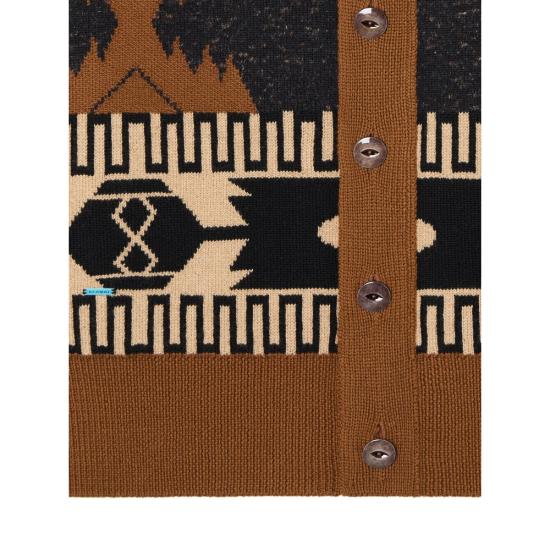 25FW 알라누이 가디건 LMHB035E25KN I001 1060 BROWN BLACK - ALANUI