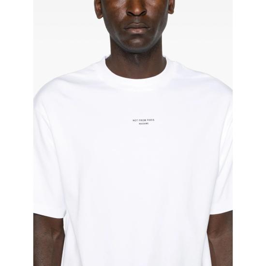 25FW 드롤드무슈 탑 PERM TS202 CO002 OPWHI WHITE - DROLE DE MONSIEUR