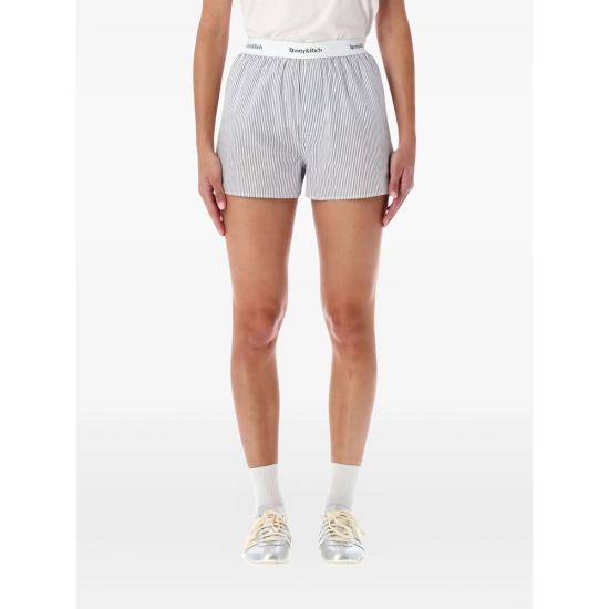 25FW 스포티앤리치 숏팬츠 SH004623631ST NASTR BLUE WHITE