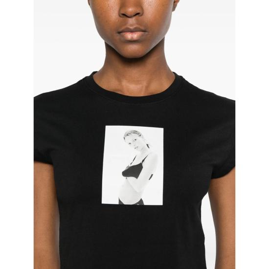 25FW 캘빈클라인 반팔 티셔츠 LV040493WF BLACK - CALVIN KLEIN