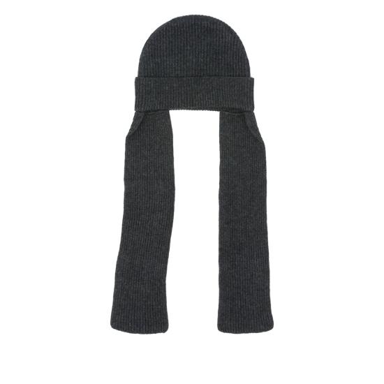 25FW Viktoria Chan 이어플랩 캡 AW25115DG DKGRE GREY