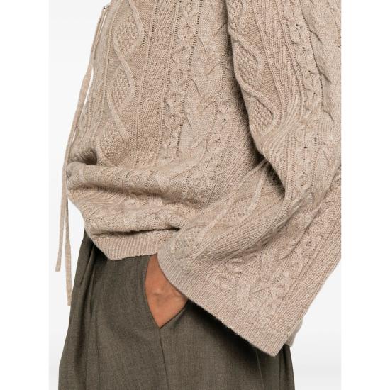 25FW 빅토리아 찬 폴로 티셔츠 AW25020MO MOLE BROWN - VIKTORIA CHAN