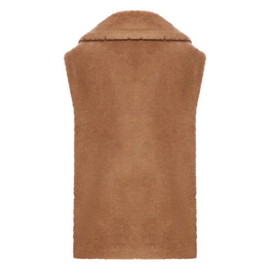 25FW 막스마라 브레다1234 슬리브리스 자켓  BREDA1234 739 001 BROWN - MAX MARA