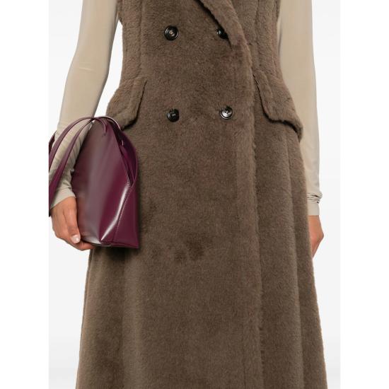 25FW 막스마라 테디1234 슬리브리스 자켓 BOARIO1234 501 004 BROWN - MAX MARA