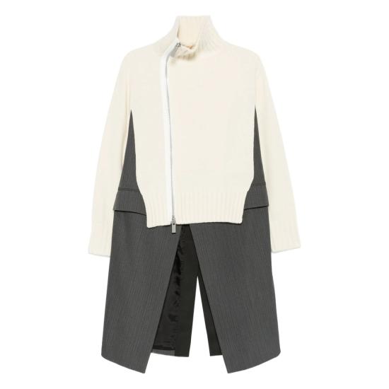 25FW 사카이 코트 25 08123 156 NEUTRALS GREY