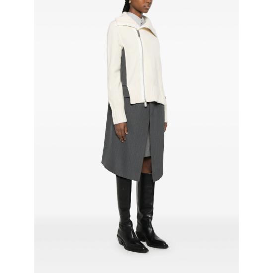 25FW 사카이 코트 25 08123 156 NEUTRALS GREY - SACAI