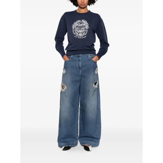 25FW 아페쎄 X 마크제이콥스 긴팔 티셔츠 COHKQ F37001 IAK BLUE - A.P.C. X MARC JACOBS