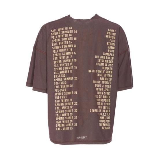 25FW 리프레젠트 반팔 티셔츠 MLM100176 17 NERO BLACK - REPRESENT