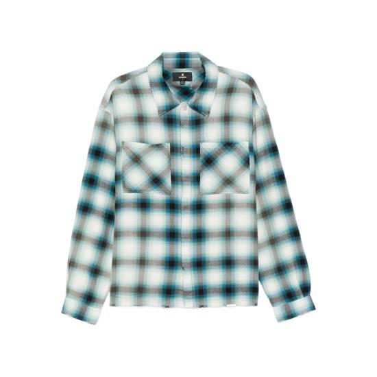 25FW 리프레젠트 셔츠 MLM100107 08 CLOUD WHITE BLUE