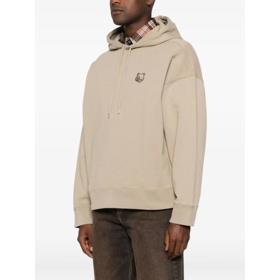 25FW 메종키츠네 폭스 헤드 오버사이즈 후드 티셔츠 PM00706KM0340 COBEI NEUTRALS - MAISON KITSUNE