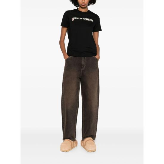 25FW 몽클레어 그레노블 반팔 티셔츠  89AZ9 8C000 01 999 BLACK - MONCLER