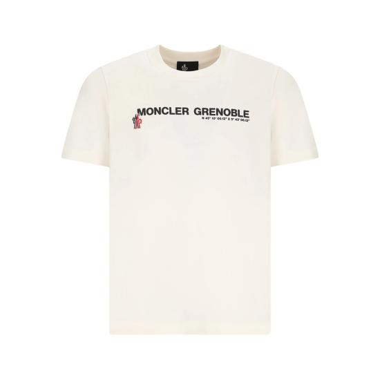 25FW 몽클레어 그레노블 반팔 티셔츠  89AZ9 8C000 01 041 WHITE