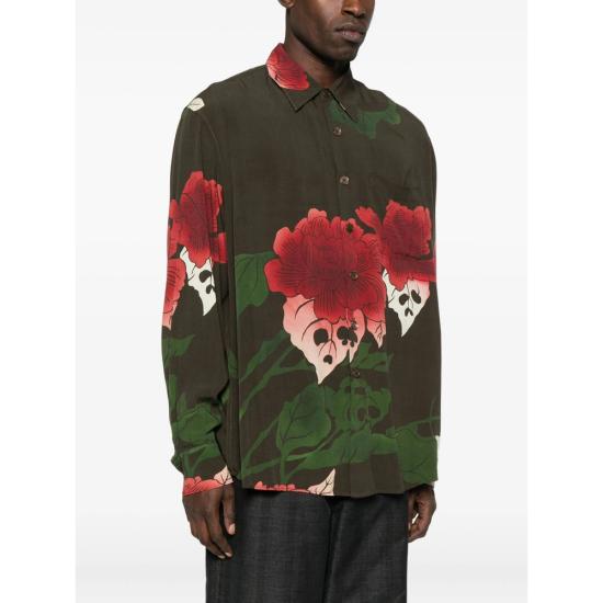 25FW 아워레가시 셔츠 M4252AH HELLO BROWN GREEN - OUR LEGACY