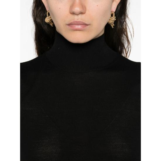 25FW 고즈 보태니컬 터틀넥 D232 B NERO BLACK - GOES BOTANICAL