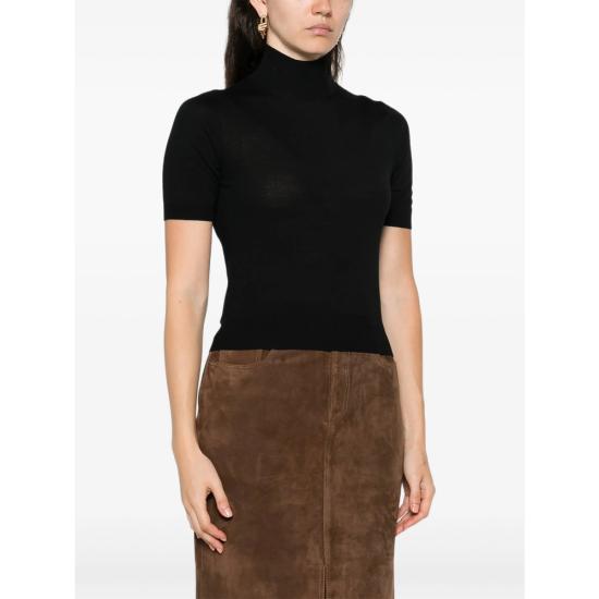 25FW 고즈 보태니컬 터틀넥 D232 B NERO BLACK - GOES BOTANICAL