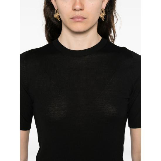 25FW 고즈 보태니컬 스웨터 D230 NERO BLACK - GOES BOTANICAL