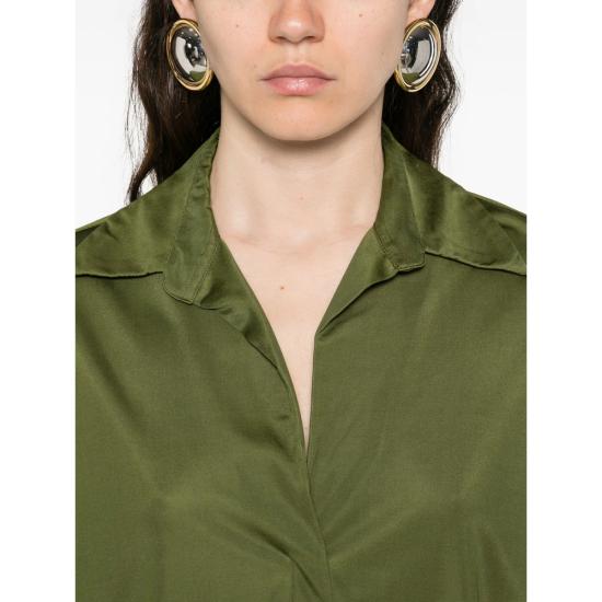 25FW 드리스 반 노튼 블라우스 2617 011155 604 GREEN - DRIES VAN NOTEN