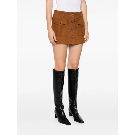 25FW 더 가먼트 미디 스커트 21795 SUEDE 515 BROWN - THE GARMENT
