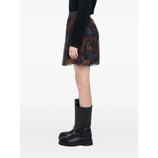 25FW 자딕앤볼테르 숏 스커트 WWSK01623 DKCHO BROWN - ZADIG & VOLTAIRE