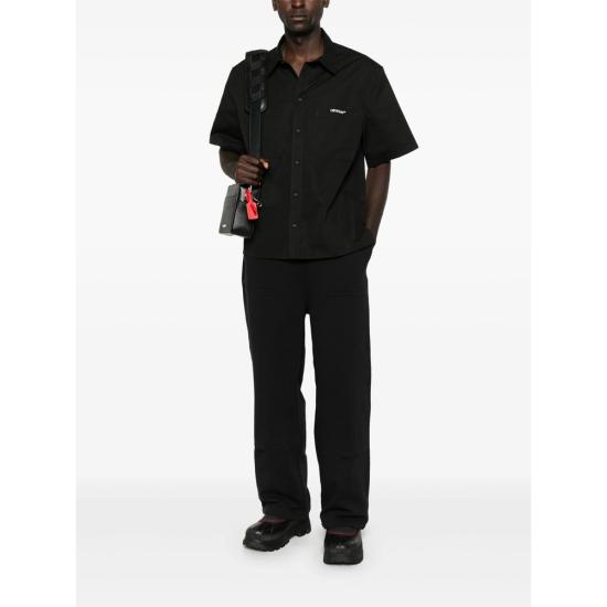 25FW 오프화이트 셔츠 OMGG002C99FA B002 1001 BLACK - OFF WHITE