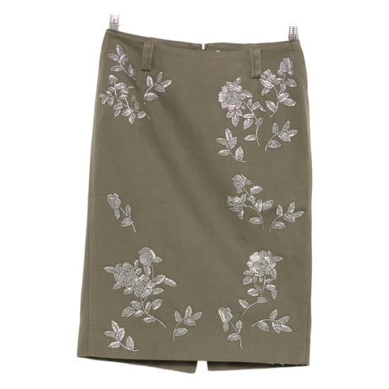 25FW 마크공 스커트 25AW072SK703 GREEN